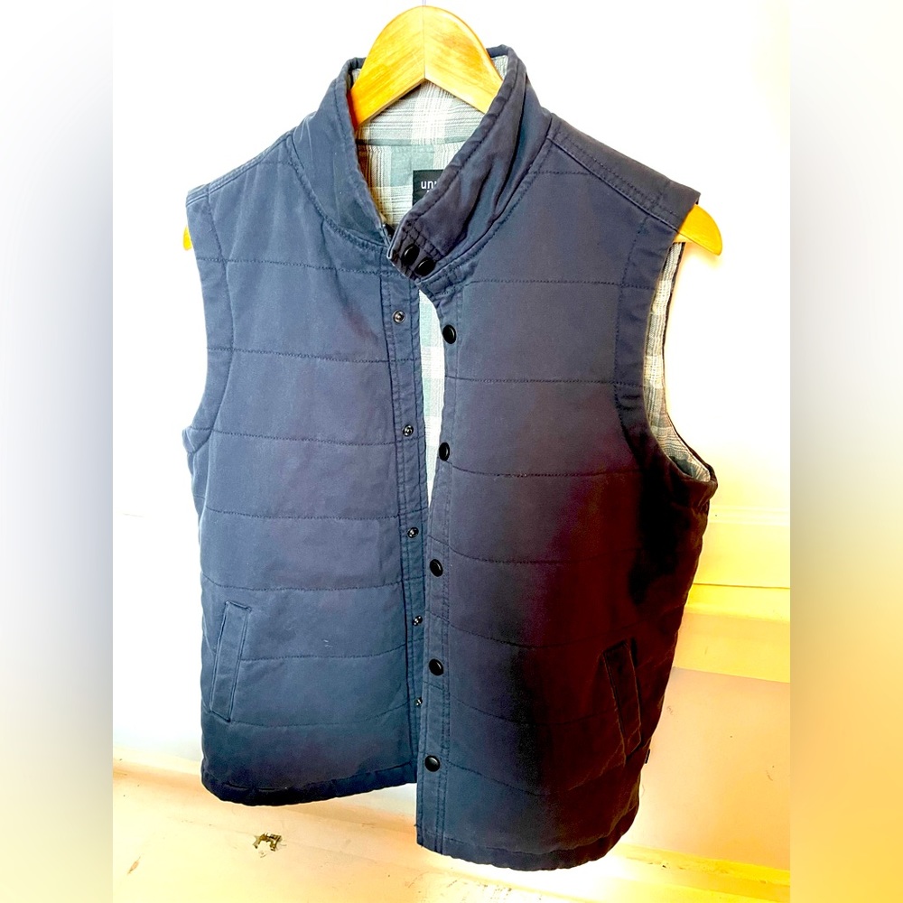 Small Navy Blue Union Vest Jacket